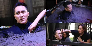 Serem! Inilah Foto-Foto Menegangkan Demian Dipendam Dalam Semen