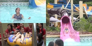 Seru Gila! Momo Geisha Basah-Basahan Cantik di Ancol