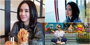 Seru! Tanpa Sang Suami, Dea Ananda Liburan ke Disneyland Hongkong