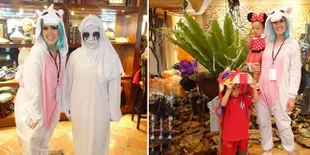 Serunya Pesta Halloween Cathy Sharon, Pakai Kostum Unicorn Lucu