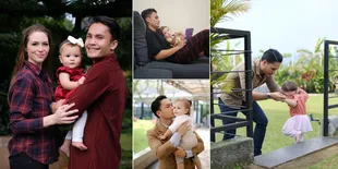 Siap Sambut Kelahiran Anak Kedua, Intip 8 Potret Hot Daddy Randy Pangalila Saat Momong Putri Bulenya
