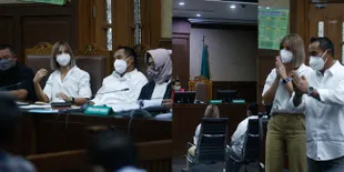 Potret Sidang Kedua Nia Ramadhani - Ardi Bakrie, Kompak Irit Bicara - Tenang Hadapi Sidang