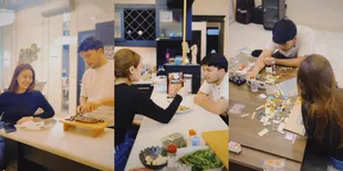 Simulasi Berumah Tangga, 10 Potret Thariq Halilintar dan Aaliyah Massaid Habiskan Akhir Pekan Masak - Main Lego Berdua