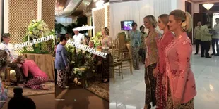 Siraman Varsha Strauss Calon Panji Trihatmodjo, Dengan Adat Jawa