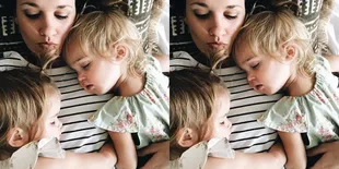 Stauffer Kiddos Ekpresikan Cinta Dengan Peluk Sang Mama, Terharu!