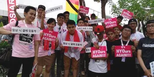 Suasana Antrian Penonton Konser Girls Generation di Jakarta