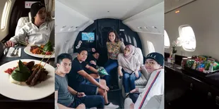 Suasana Jet Pribadi Maia Menuju Surabaya, Mewah - Nyaman!