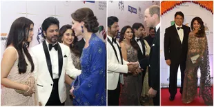 Suasana Pertemuan SRK - Aishwarya Dengan Kate - William, Akrab!
