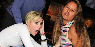 Suasana Pesta Liar Miley Cyrus Saat Launching Album Bangerz
