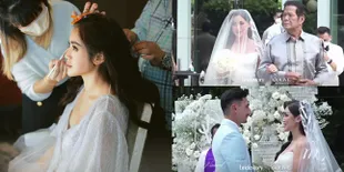 Sukses Bikin Pangling, 8 Potret Detail Penampilan Jessica Iskandar di Momen Pernikahan - Cantik Pakai Gaun Putih