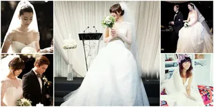 Super Cantik, Gaun Pernikahan Artis Korea Ini Bikin Kamu Cemburu