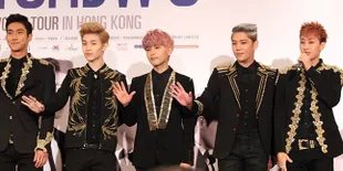 Super Junior Gelar Konferensi Pers Super SHow 5 di Hong Kong
