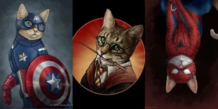 Super Unyu! Saat Karakter Top Dalam Film Berubah Jadi Kucing 