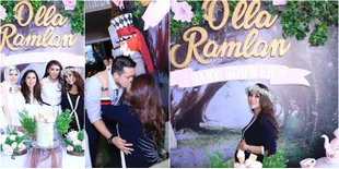 Surprise Kedua Baby Shower Olla Ramlan, Dapat Ciuman Dari Suami