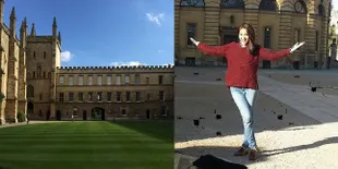 Syuting di Inggris, Acha Septriasa Kunjungi Sekolah Harry Potter!