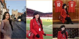 Tahun Baru, Sandra Dewi Jelajahi Inggris & Mampir Old Trafford!