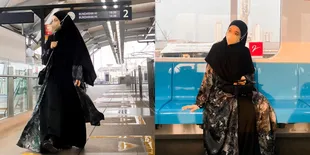 Tajir Melintir, 8 Potret Laudya Cynthia Bella Pilih Jalan-Jalan Naik Kereta Kayak Kita-Kita - Tetap Anggun Memesona