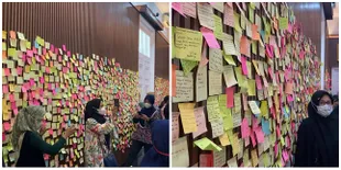 Tak Hanya Karangan Bunga, Kertas Ucapan Belasungkawa Penuhi Gedung Pakuan Bandung Jelang Kepulangan Jenazah Eril