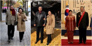Tak Lagi Jadi Presiden, SBY-Ibu Ani Jalan-Jalan Romantis di Korea
