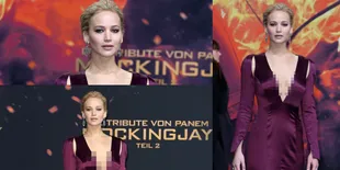 Tak Pakai Bra, Jennifer Lawrence Anggun dan Menyihir Penggemar