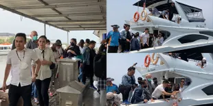 Tampak Kesedihan Mendalam, Intip 10 Potret Prosesi Pelarungan Abu Jenazah Edelenyi Laura Anna Oleh Keluarga ke Laut