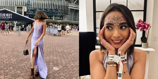 Tampil All Out, Ini Deretan Potret Acha Septriasa Nonton Konser Taylor Swift di Sydney - Cantik Dengan Gaun Lilac