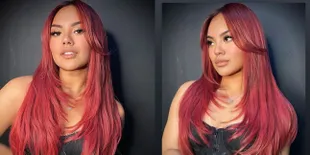 Tampil Beda Dengan Rambut Merah Menyala, Potret Shafa Harris Yang Makin Hot - Aura Cantiknya Curi Perhatian