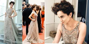 Tampil Perdana di Red Carpet Cannes, Kangana Ranaut Tampil Berani