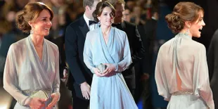 Tanpa Bra, Kate Middleton Secantik Bidadari di Premiere 'SPECTRE'