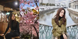 Tanpa Hamish, Raisa Nikmati Jalan-Jalan di Jepang Penuh Salju