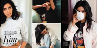 Tanpa Make Up Hingga Bangun Tidur, Ini Wajah Asli Kim Kardashian