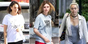 Tanpa Makeup - Dandan Sederhana, Artis Hollywood Jadi Orang Biasa