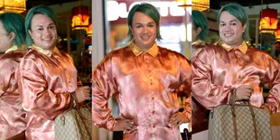 Tata Liem Sambut Lebaran Dengan Warna Rambut Baru