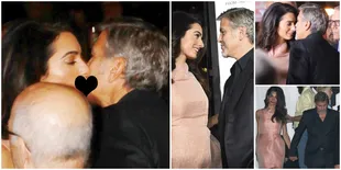 Tatap Penuh Cinta - Ciuman, Amal & George Clooney Super Mesra