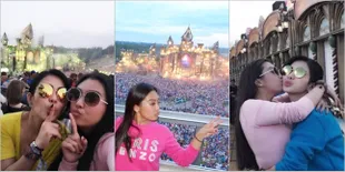 Terbang ke Dunia Impian Penuh Emas, Syahrini -Nina Kaginda Mesra!