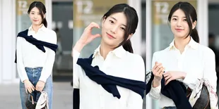 Terbang ke Singapura, 8 Potret Suzy di Bandara Incheon - Senyum Manis Sang 'Nation's First Love' Bikin Deg-degan