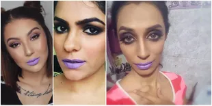 Terinspirasi Bibir Ungu Aishwarya, Mereka Ikut Coba & Hasilnya...