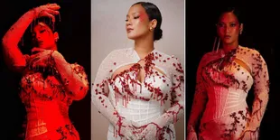 Terinspirasi dari Kain Kafan, Potret Gaun Tara Basro Pemeran Rini di 'PENGABDI SETAN: COMMUNION'