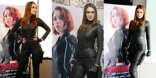Terlalu Hot, Inilah Potret Luna Maya Jadi Black Widow Indonesia!