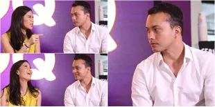 Tertangkap Kamera! Nicholas Saputra Tak Henti Pandang Dian Sastro