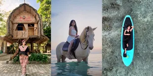 Thariq Halilintar Lamar Aaliyah Massaid, 10 Potret Fuji Liburan ke Gili Bareng Geng Cewek-cewek - Asyik Berkuda di Tepi Pantai