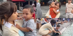 The Real Rich Aunty, 8 Momen Fuji Momong Baby Gala Saat Liburan ke Bali - Aura 'Hot Mom Muda' Ramai Disorot