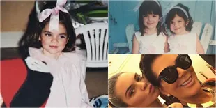 Throwback Masa Kecil Kendall Jenner di Momen Ulang Tahun, Cute Banget Berpipi Merah