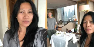 Tiba di Jakarta, Potret Anggun C Sasmi Jalani Karantina Bareng Suami - Tetap Cantik Meski Muka Bantal