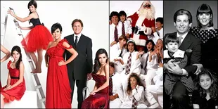 Transformasi Foto Natal Keluarga Kardashian Dari Tahun ke Tahun