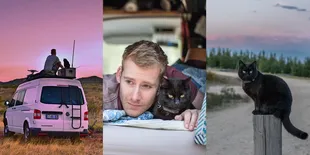 Travelling Dengan Kucing, Pria Ini Sampai Jual Rumah Dan Resign 