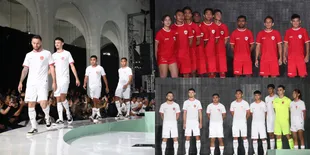 Tuai Pro Kontra, 11 Potret Pemain Timnas yang Mendadak Jadi Model di Launching Jersey Terbaru - Penampilan Coach Shin Tae-yong Disorot