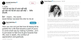 Ungkapan Duka Cita Seleb Bollywood Atas Kepergian Sridevi, Sedih