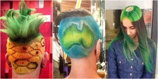 Unik, Sebuah Kelompok Bikin Proyek Sosial Dengan Gaya Rambut Aneh