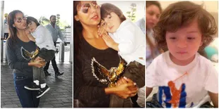 Unyu! AbRam Khan Bersandar Manja ke Gauri Khan, Tak Mau Lepas